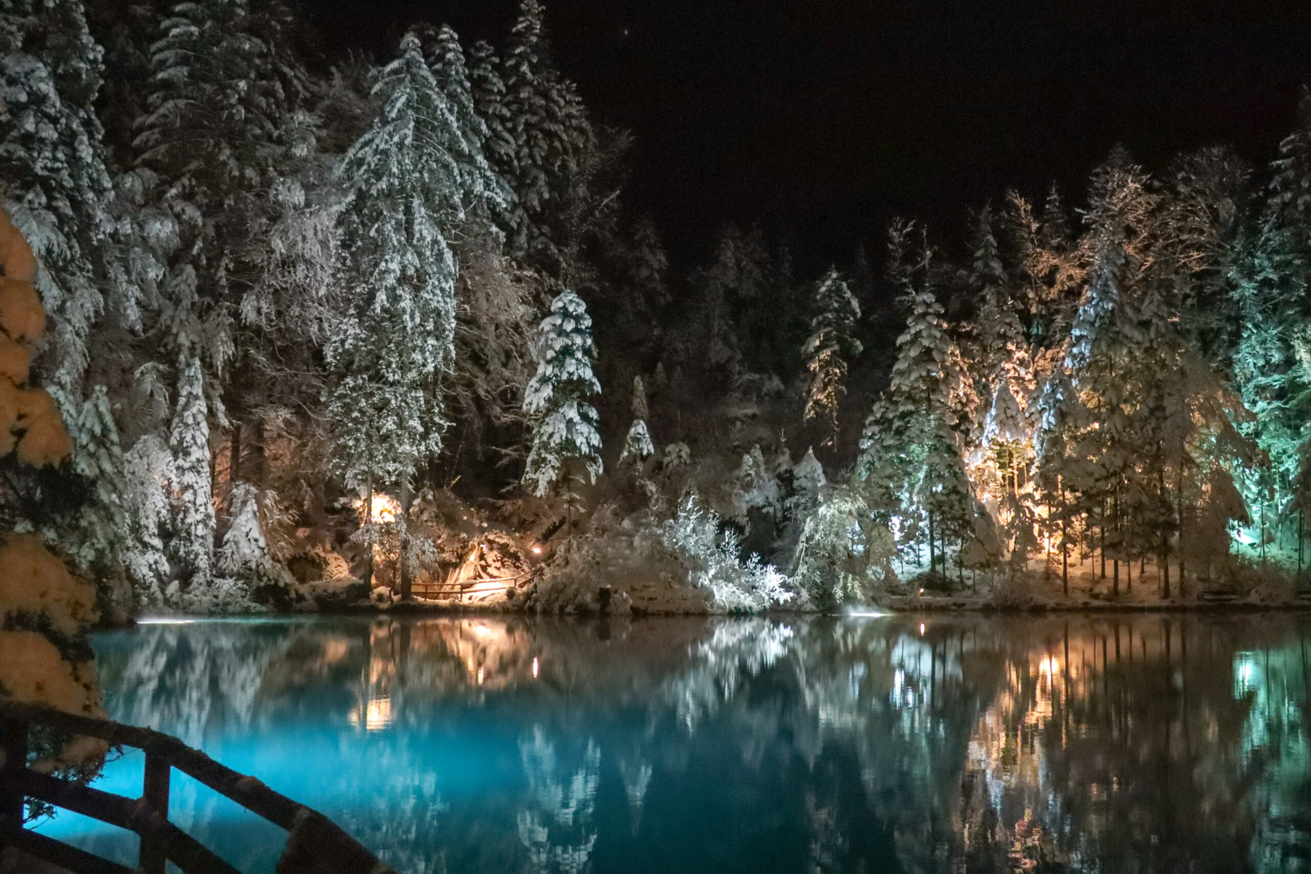 Auszeit zu zweit am Blausee