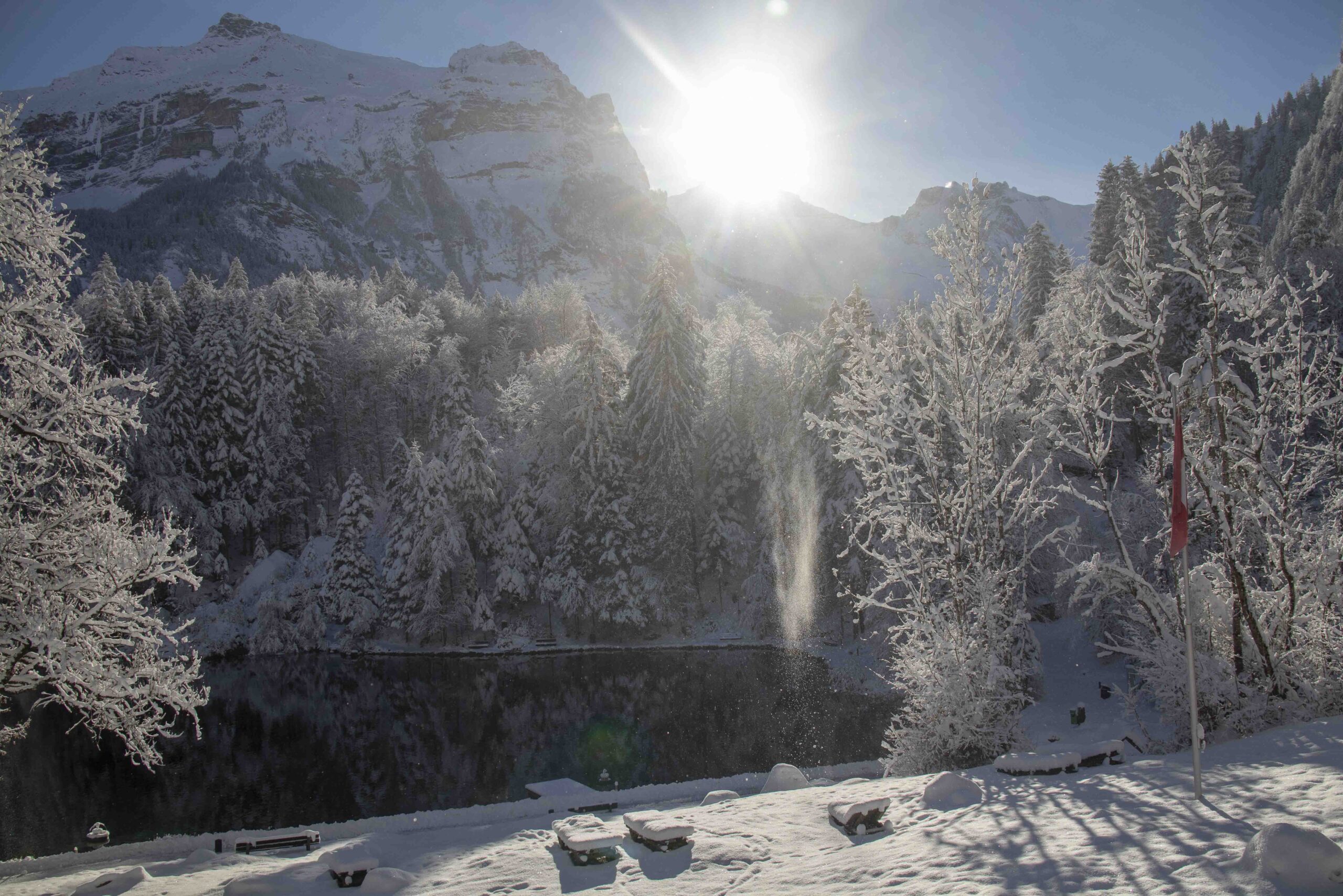 Auszeit zu zweit am Blausee