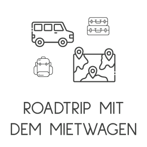 Packliste Roadtrip mit dem Mietwagen